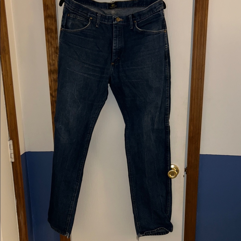 Wrangler Men's Deep Blue Jeans